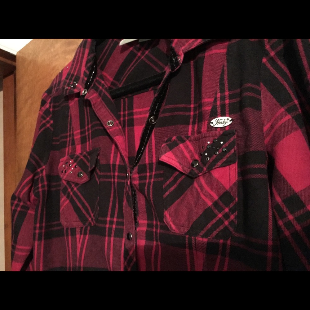 Harley Davidson flannel shirt